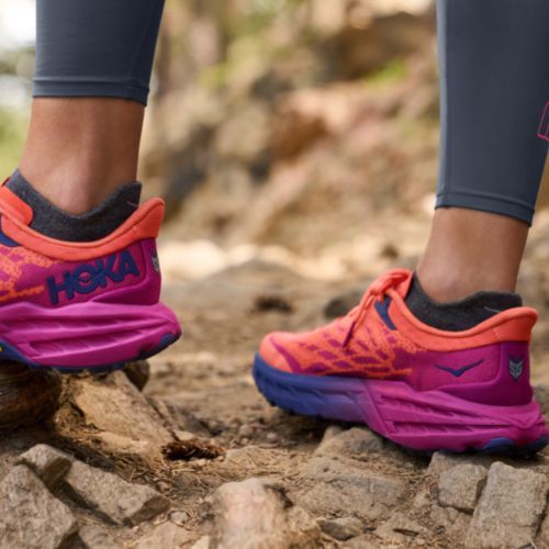Damen Laufschuhe HOKA Speedgoat 5 orange 1123158-FFCM