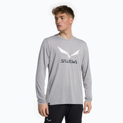 Salewa Solidlogo Dry Herren Trekkinghemd grau 00-0000027340