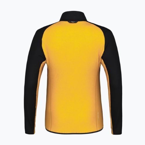 Herren Salewa Ortles AM Fleece-Sweatshirt schwarz/gelb 00-0000028178