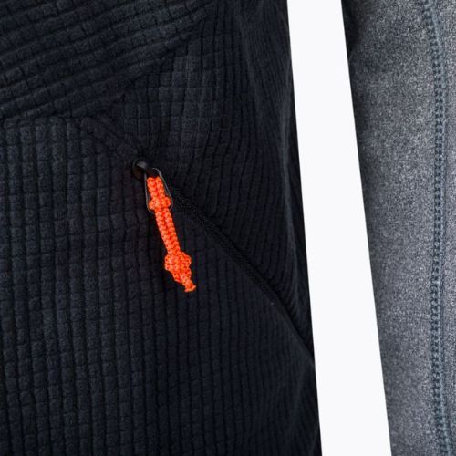 Herren Salewa Puez Hybrid PL FZ Fleece-Sweatshirt schwarz 00-0000027388