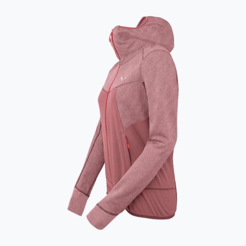 Salewa Damen Puez Hybrid PL FZ Hoody Fleece-Sweatshirt rosa 00-0000027389