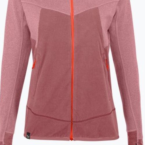 Salewa Damen Puez Hybrid PL FZ Hoody Fleece-Sweatshirt rosa 00-0000027389