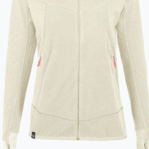 Damen Salewa Puez Hybrid PL FZ Hoody Fleece-Sweatshirt beige 00-0000027389