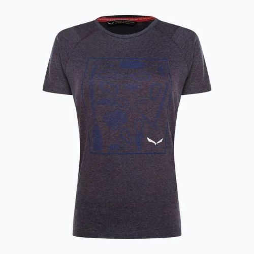 Salewa Pure Box Dry Damen-Trekking-Shirt navy blau 00-0000028379