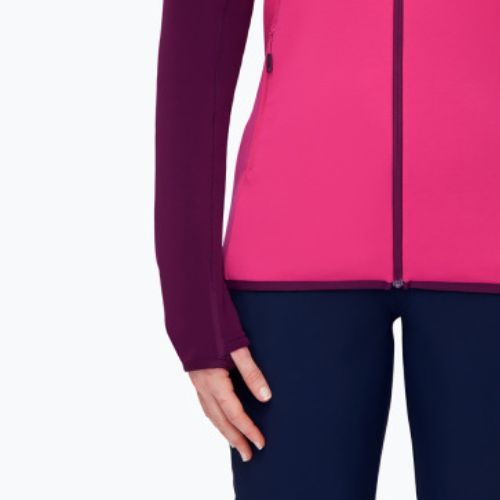 MAMMUT Aconcagua ML Damen-Trekking-Sweatshirt rosa und lila