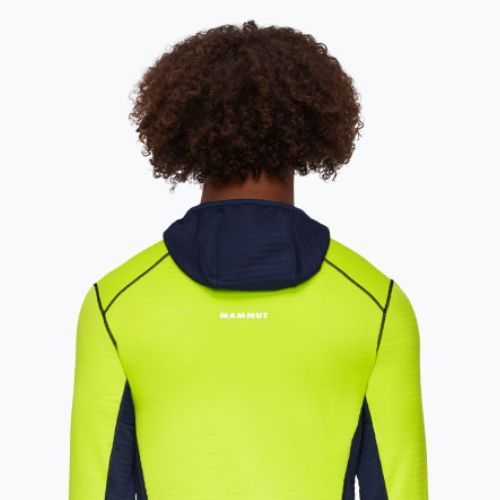 Herren MAMMUT Taiss Light ML Kapuzen-Fleece-Sweatshirt Grün/Grün