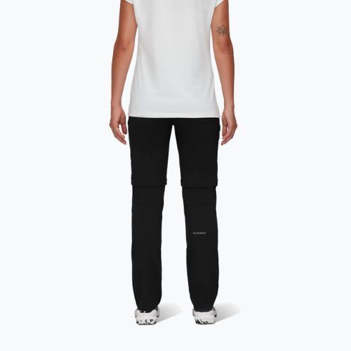 Damen-Trekkinghose MAMMUT Runbold Zip Off schwarz