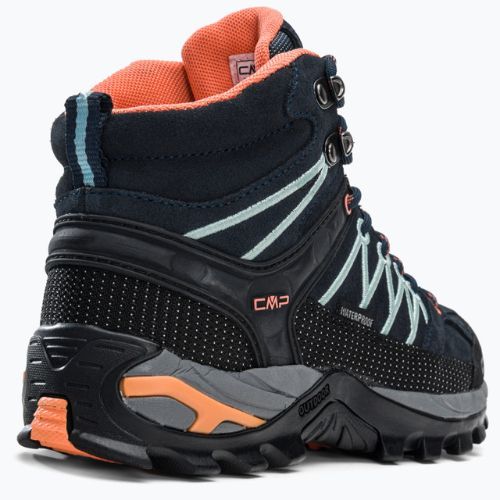 Damen Trekkingstiefel CMP Rigel Mid schwarz und navy blau 3Q12946