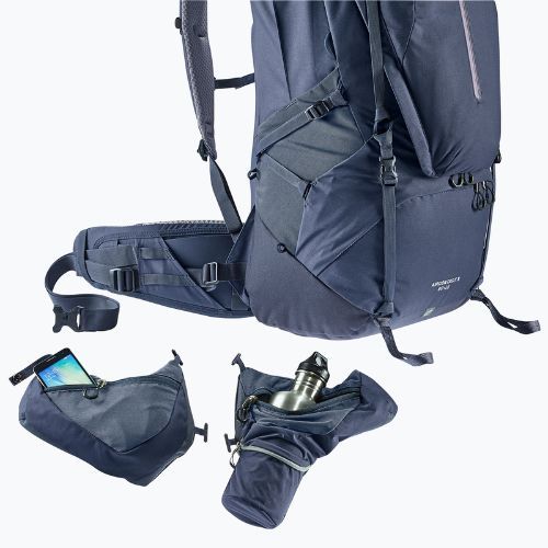 Deuter Aircontact X 60 + 15 l Trekking-Rucksack navy blau 337002230670