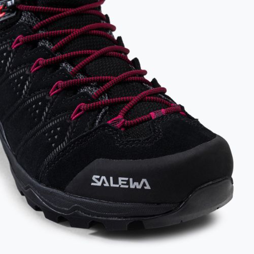 Damen-Trekkingstiefel Salewa Alp Mate Mid WP schwarz 00-0000061385