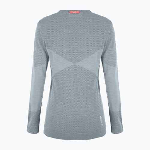 Damen Thermo-T-Shirt Salewa Zebru Med Warm Amr grau 00-0000027958