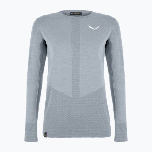 Damen Thermo-T-Shirt Salewa Zebru Med Warm Amr grau 00-0000027958