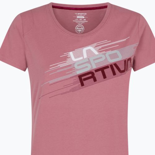 La Sportiva Stripe Evo Damen-Trekking-Shirt rosa I31405405