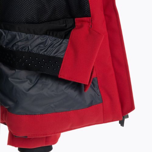 Skijacke Kinder Colmar dunkelrot-schwarz 319B