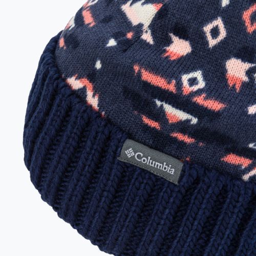 Columbia Pullover Weather Pom marineblaue Wintermütze 2010971