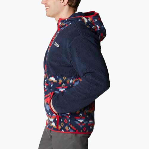 Columbia Herren Backbowl Sherpa Fleece-Sweatshirt navy blau 1952403