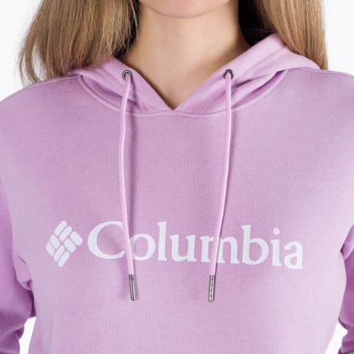 Damen-Trekking-Sweatshirt Columbia Logo lila 1895751