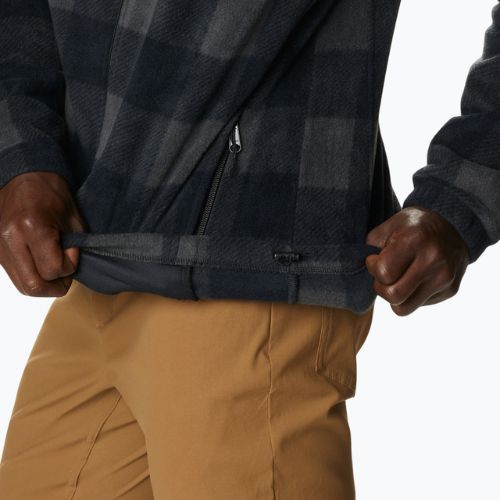 Columbia Steens Mountain Printed Herren Fleece Sweatshirt schwarz 1478231