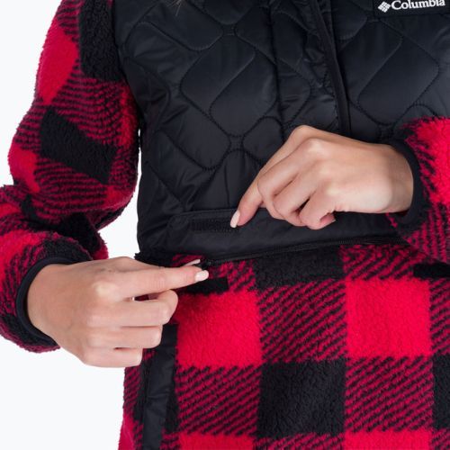 Columbia Sweet View Fleece Damen-Trekking-Sweatshirt rot 1958643