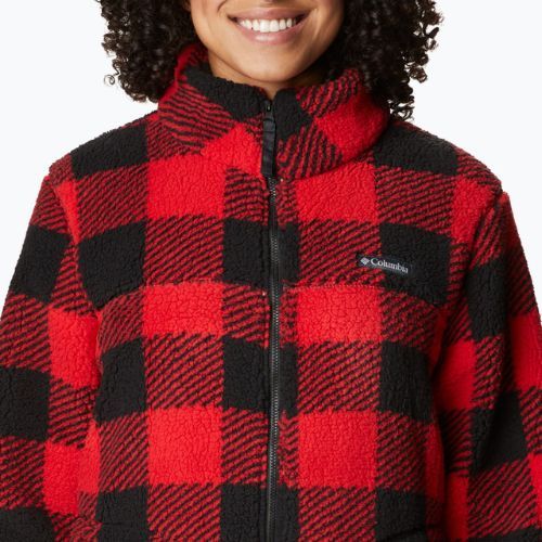 Columbia West Bend Damen-Trekking-Sweatshirt rot 1939901