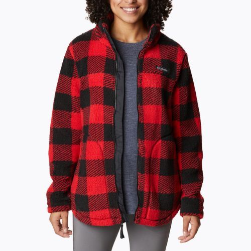 Columbia West Bend Damen-Trekking-Sweatshirt rot 1939901