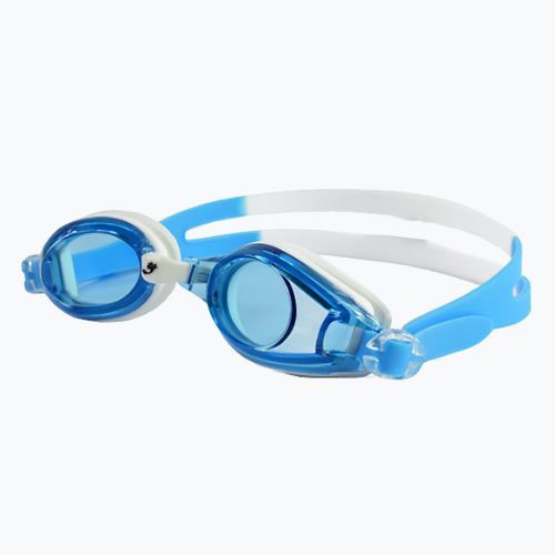 Kinder-Schwimmbrille Splash About Piranha Azure weiß und blau SOGJPA