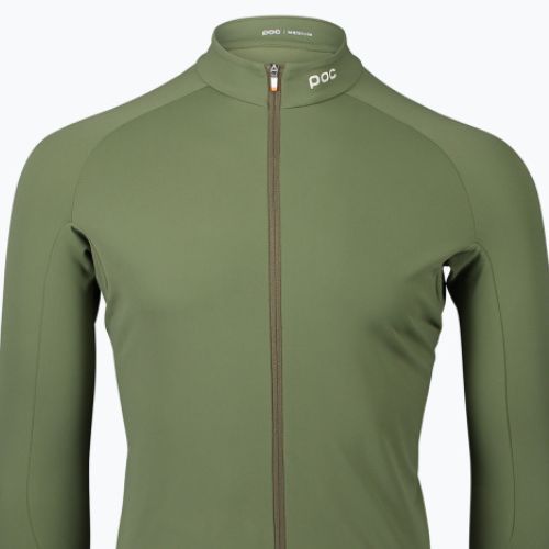 Herren-Radsport-Langarmhemd POC Ambient Thermal Jersey epidote green
