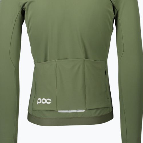 Herren-Radsport-Langarmhemd POC Ambient Thermal Jersey epidote green