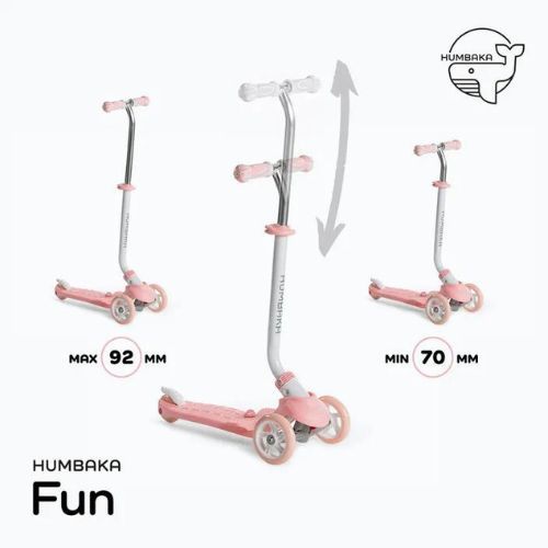 HUMBAKA Fun Kinder-Roller rosa KS001