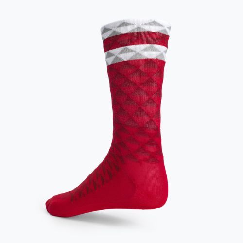 LUXA Asymmetrische Fahrradsocken rot LUHE19SAMRS