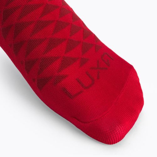 LUXA Asymmetrische Fahrradsocken rot LUHE19SAMRS