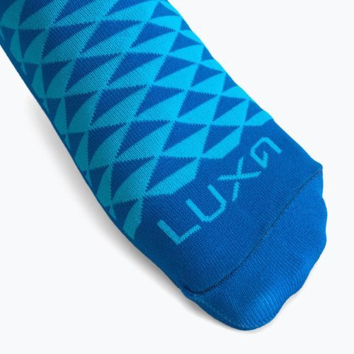 LUXA Asymmetrische Fahrradsocken blau LUHESABM2S