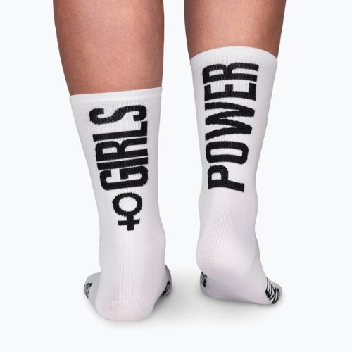 Damen-Radsocken LUXA Girls Power weiß LAM21SGPS1