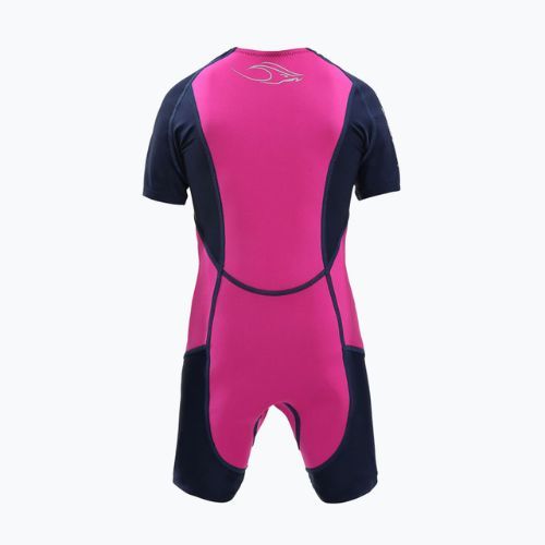 Aqua Sphere Stingray HP2 SS Kinder Neoprenanzug rosa und navy blau SJ43502046