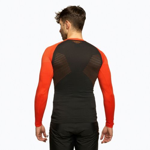 Herren DYNAFIT Speed Dryarn LS Thermo-T-Shirt schwarz-rot 08-0000071056