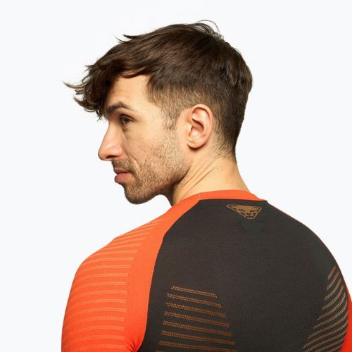 Herren DYNAFIT Speed Dryarn LS Thermo-T-Shirt schwarz-rot 08-0000071056