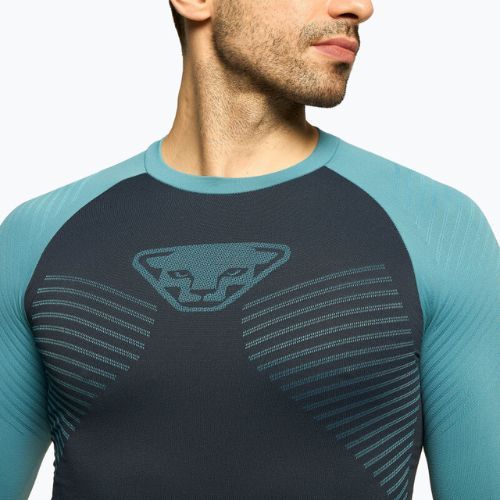 Herren DYNAFIT Speed Dryarn LS Thermo-T-Shirt schwarz/blau 08-0000071056