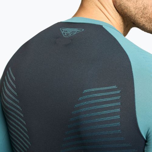 Herren DYNAFIT Speed Dryarn LS Thermo-T-Shirt schwarz/blau 08-0000071056