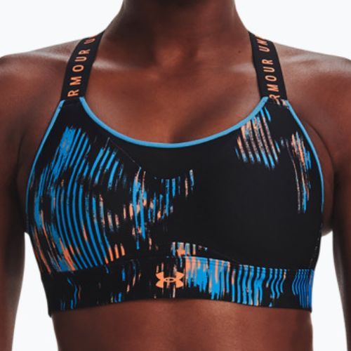 Under Armour Infinity High Print Damen Trainings-BH schwarz 1369026