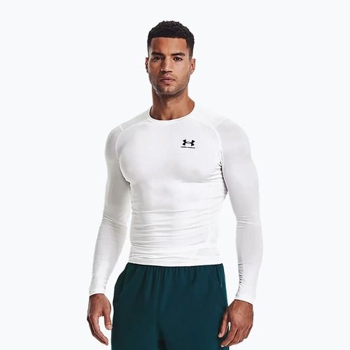 Under Armour Herren Langarm-T-Shirt Ua Hg Armour Comp LS weiß 1361524-100