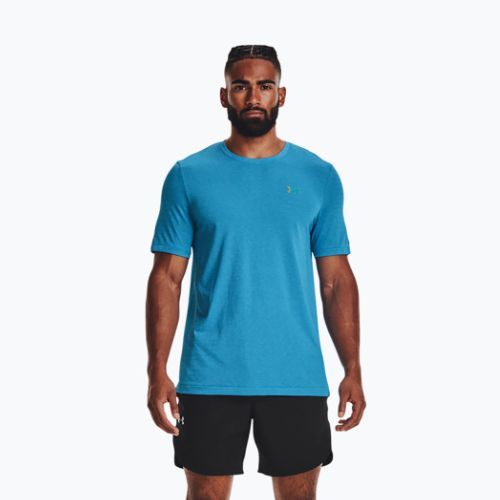 Under Armour Herren Trainings-T-Shirt UA Rush Seamless Geosport SS blau 1370441
