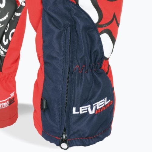 Level Lucky Mitt Kinder-Skihandschuh rot 4146JM.20