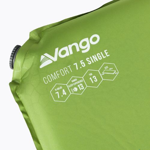 Vango Comfort Single 7 5 cm grüne selbstaufblasende Matte SMQCOMFORH09A12