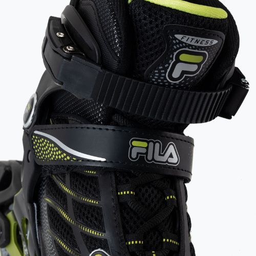 Rollschuhe für Kinder FILA Wizy Alu black/lime