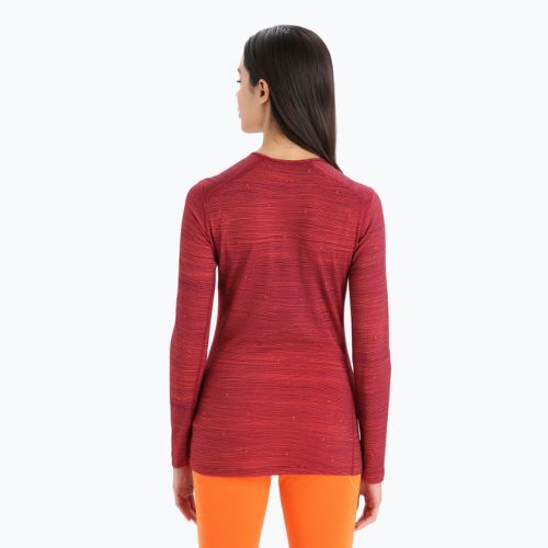 Damen Thermoaktivshirt icebreaker 200 Oasis Crewe cherry/flash/aop