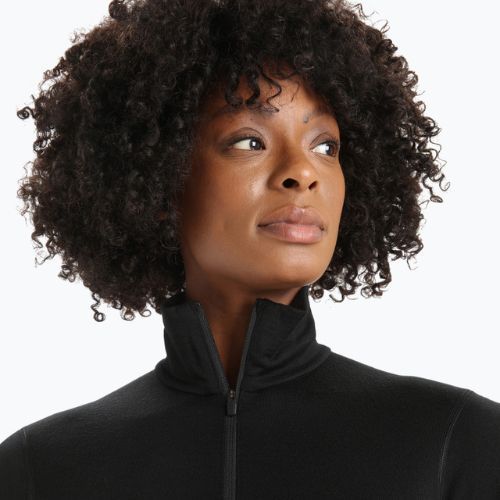 Damen Thermoaktivshirt icebreaker 200 Oasis Half Zip black