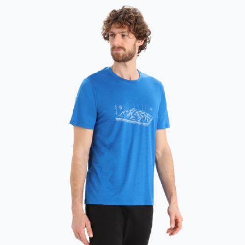 Icebreaker Tech Lite II Herren-Trekkinghemd blau IB0A56IK5801