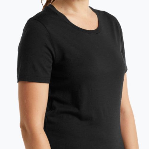 Damen-Trekking-T-Shirt icebreaker Tech Lite II schwarz IB0A59J90011