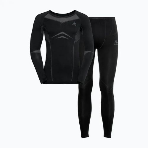 Thermoaktive Unterwäsche für Herren ODLO Fundamentals Performance Warm Long schwarz/grau 196082/60056