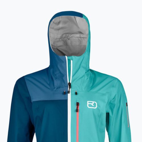 Damen-Hardshelljacke mit Membran Ortovox 3L Ortler grün 7061600006